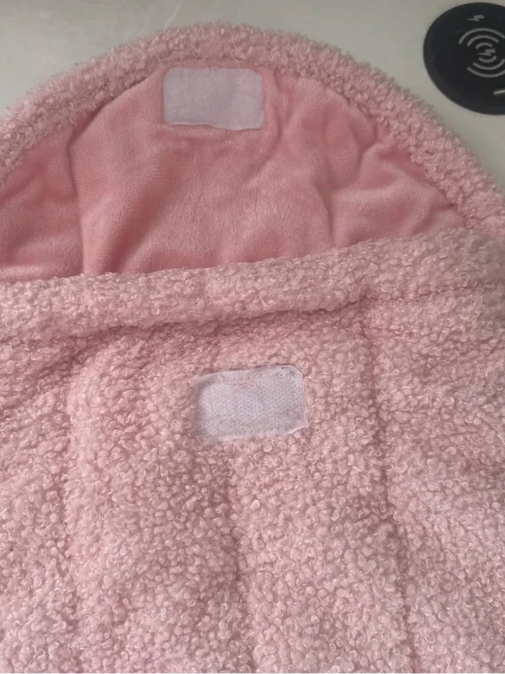 Pink Sherpa laptop Sleeve Case - Soft Protective Cover